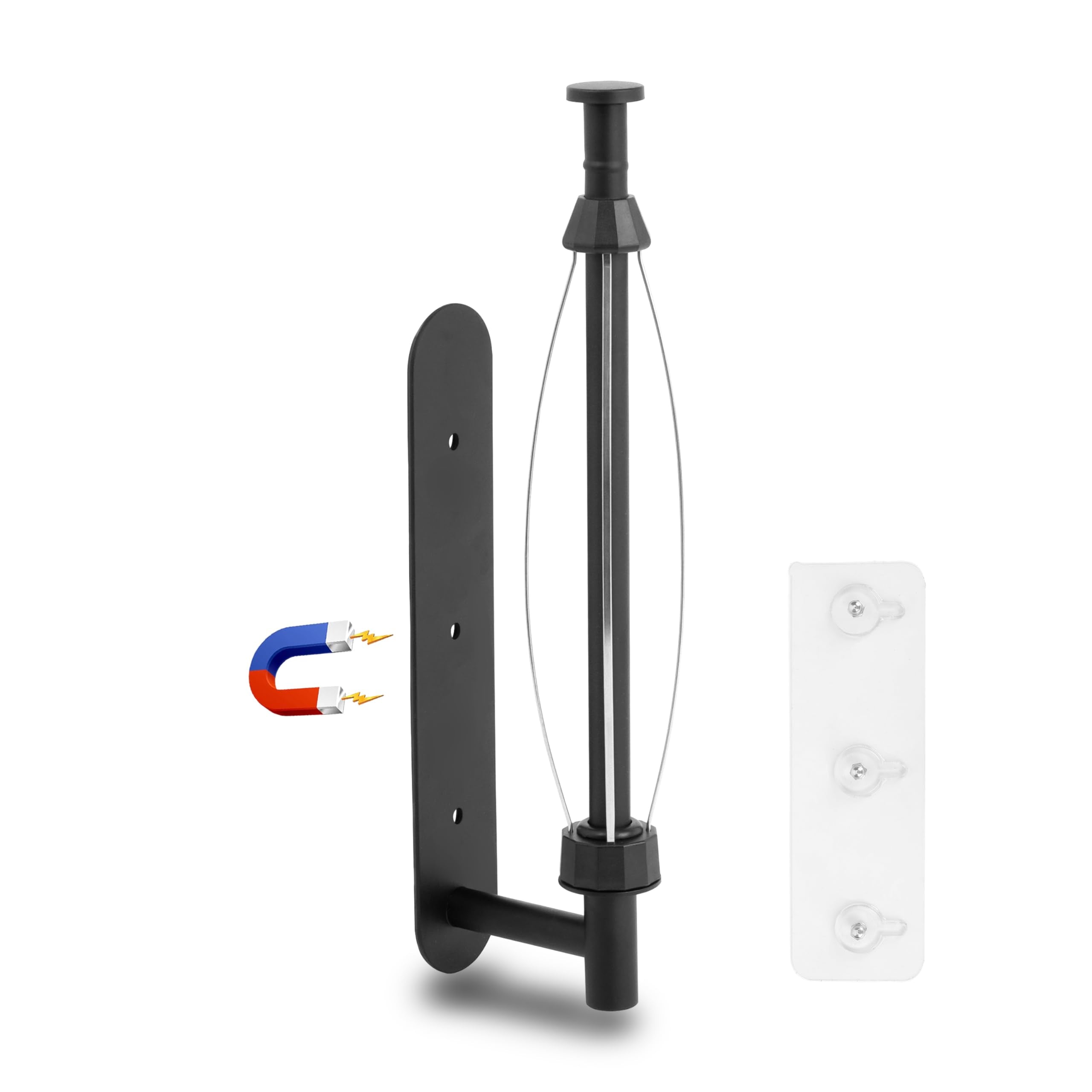 KIHOGEM magnetic paper towel holder on wall mount for quick, one-handed tearing.