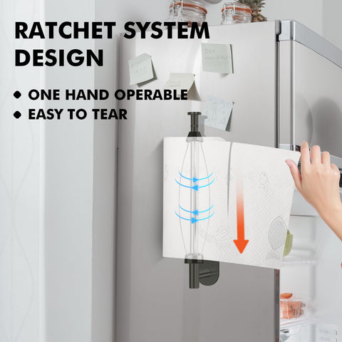 KIHOGEM strong magnet up to 5 pounds keeps holder secure on metal surfaces.