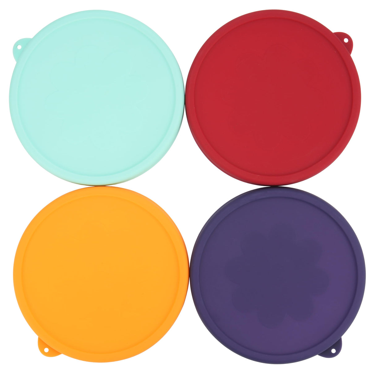 Kiicii 4-Cup round silicone lid with airtight seal for spill-free storage.