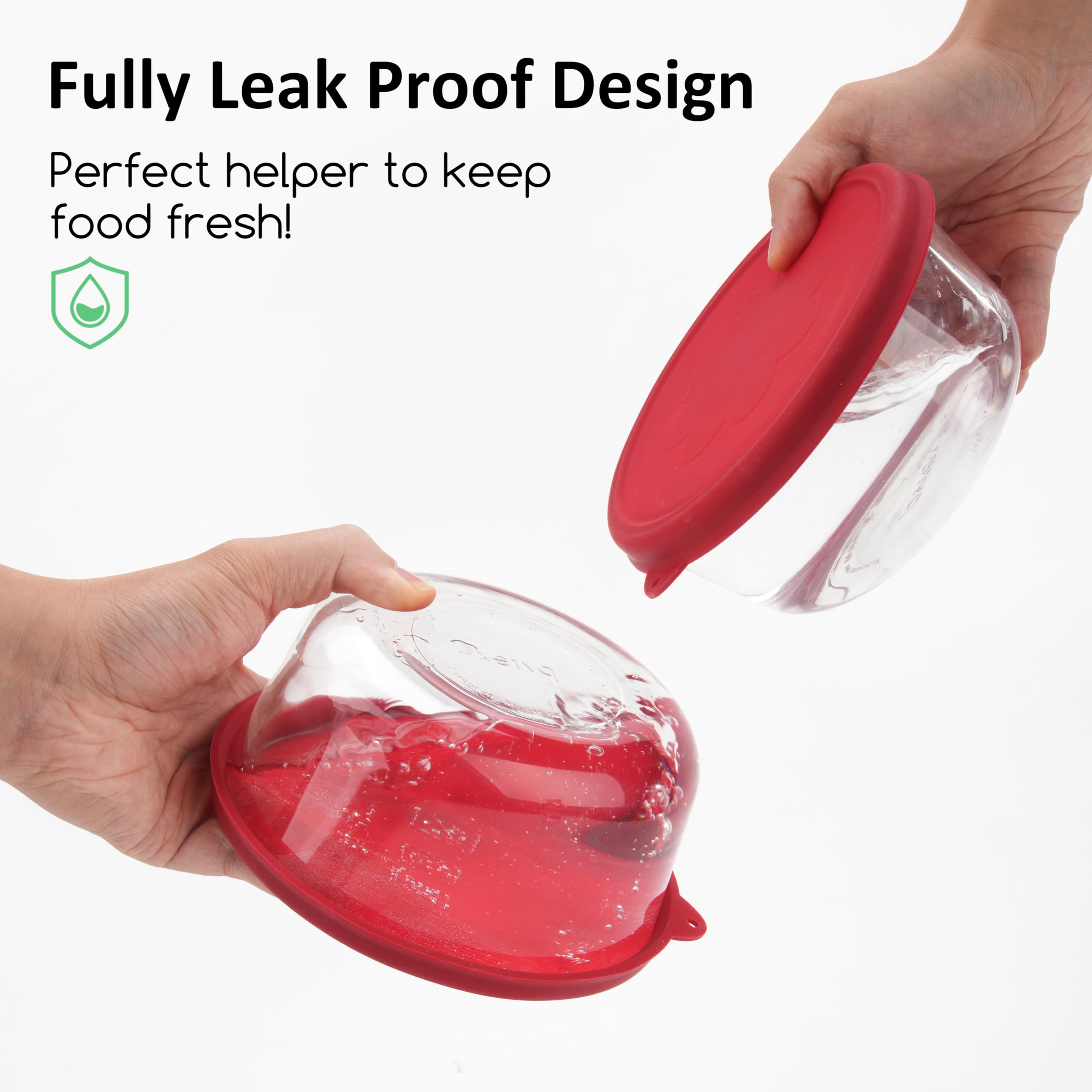 Kiicii silicone lid is freezer-safe to help preserve freshness.