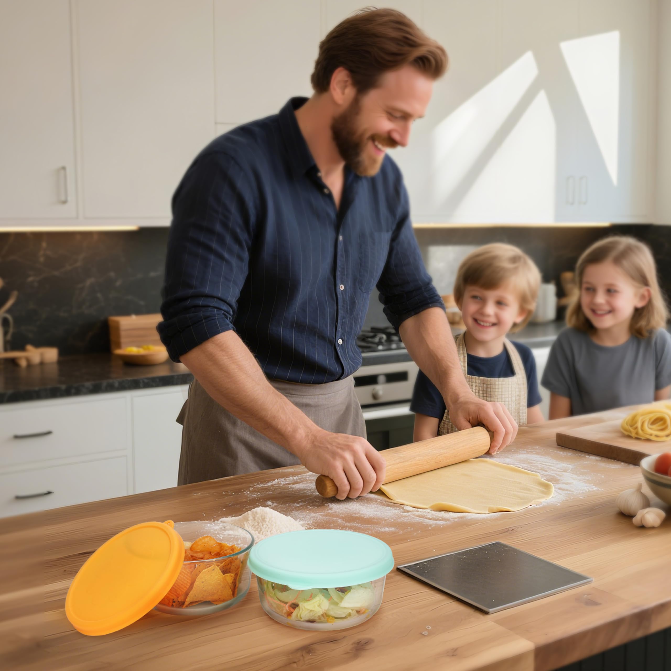 Kiicii stain-free silicone lid maintains clarity after repeated use.
