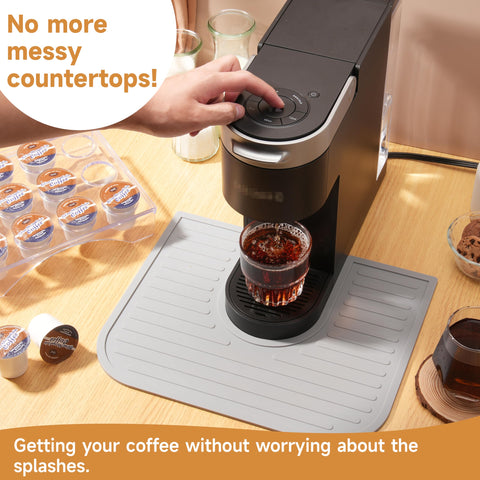 Kiicii easy-clean mat makes wiping spills fast and efficient