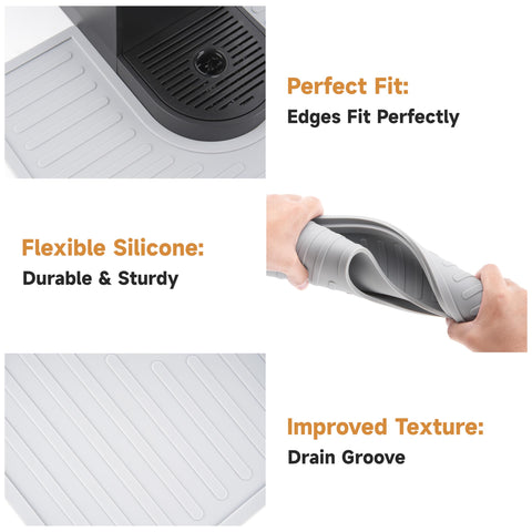 Kiicii food-grade silicone surface provides safe, odorless protection for daily use