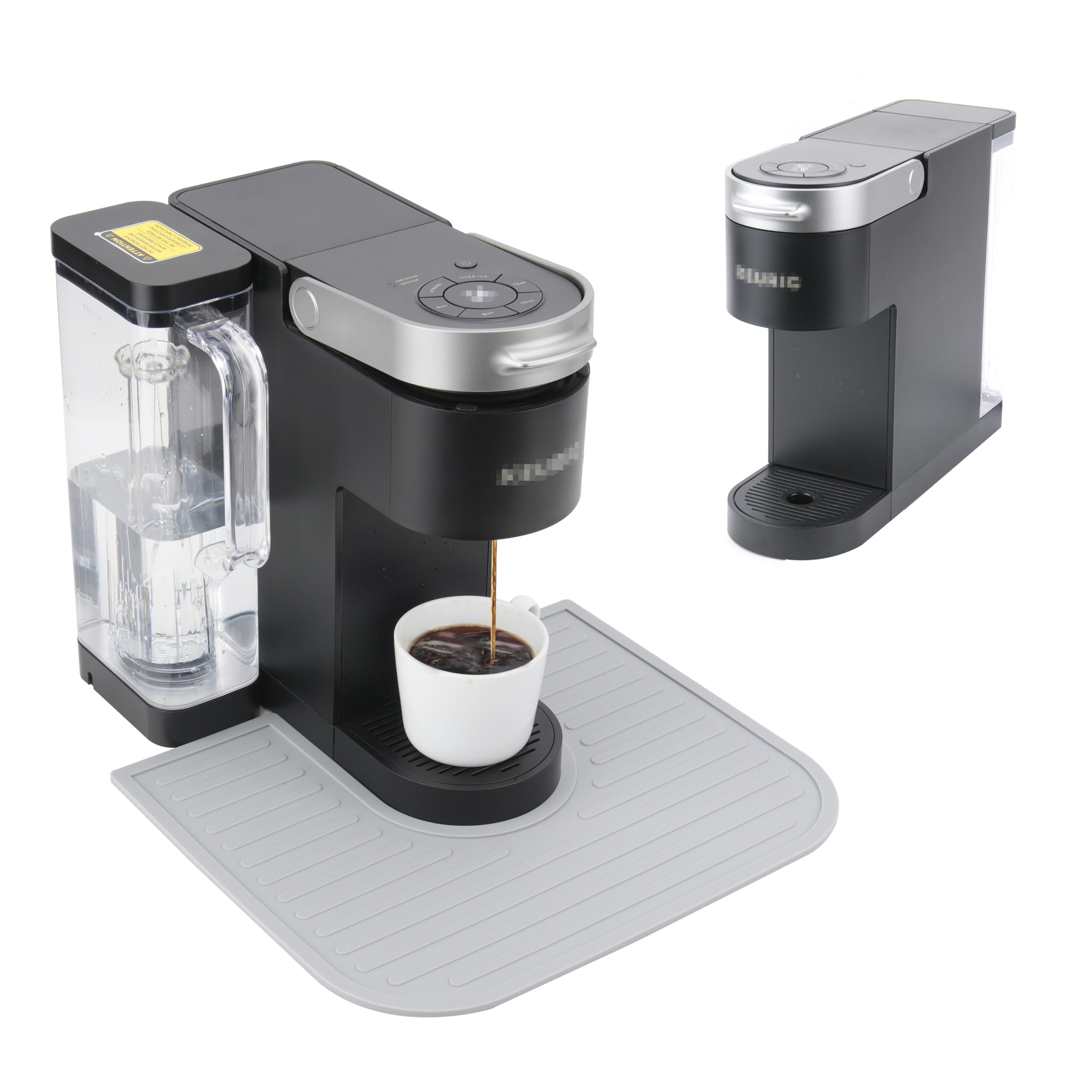 Kiicii silicone coffee mat for Keurig K-Supreme protects the counter from spills