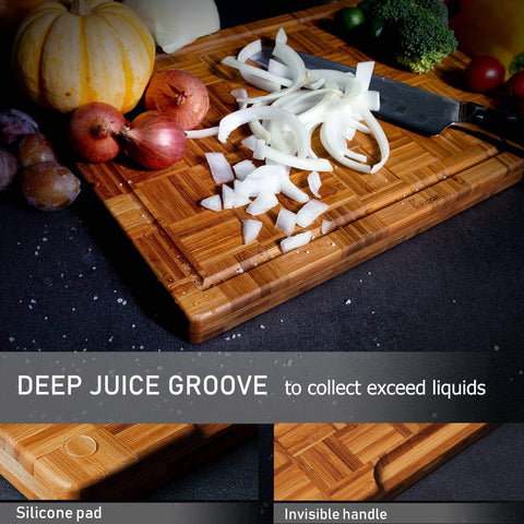 Kikcoin bamboo cutting board m fruit for quick colorful snacking