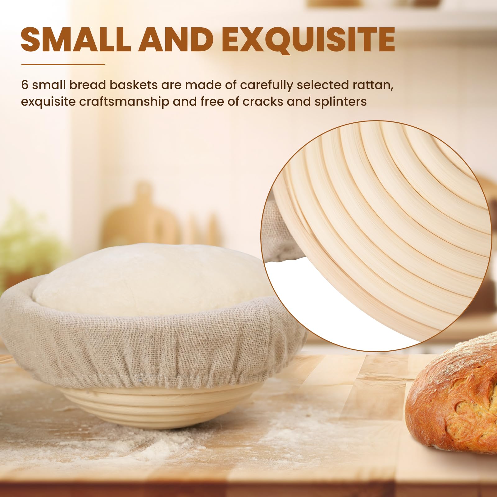 Kikcoin banneton proofing environment supports even fermentation for loaf rise