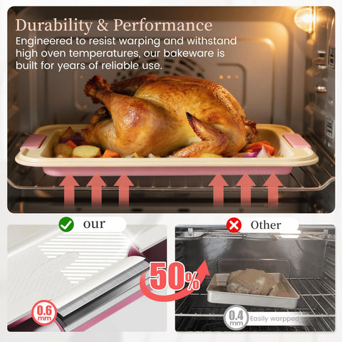 Kikcoin complete full-size baking sheets included in the set