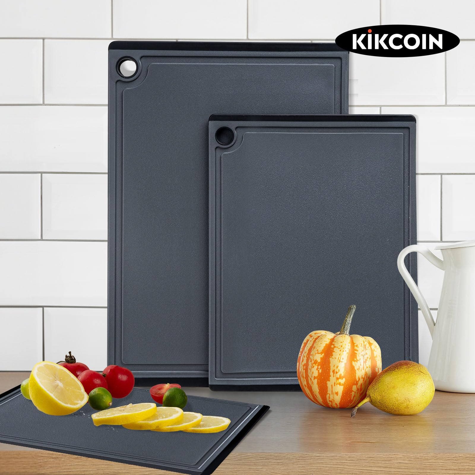 Kikcoin cutting boards dishwasher-safe and easy to clean after use.