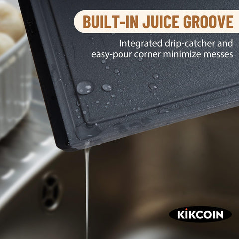 Kikcoin cutting board set small size ready for fruits and quick chops.