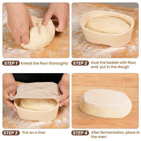 Easy to clean after baking with light brushing to remove flour.