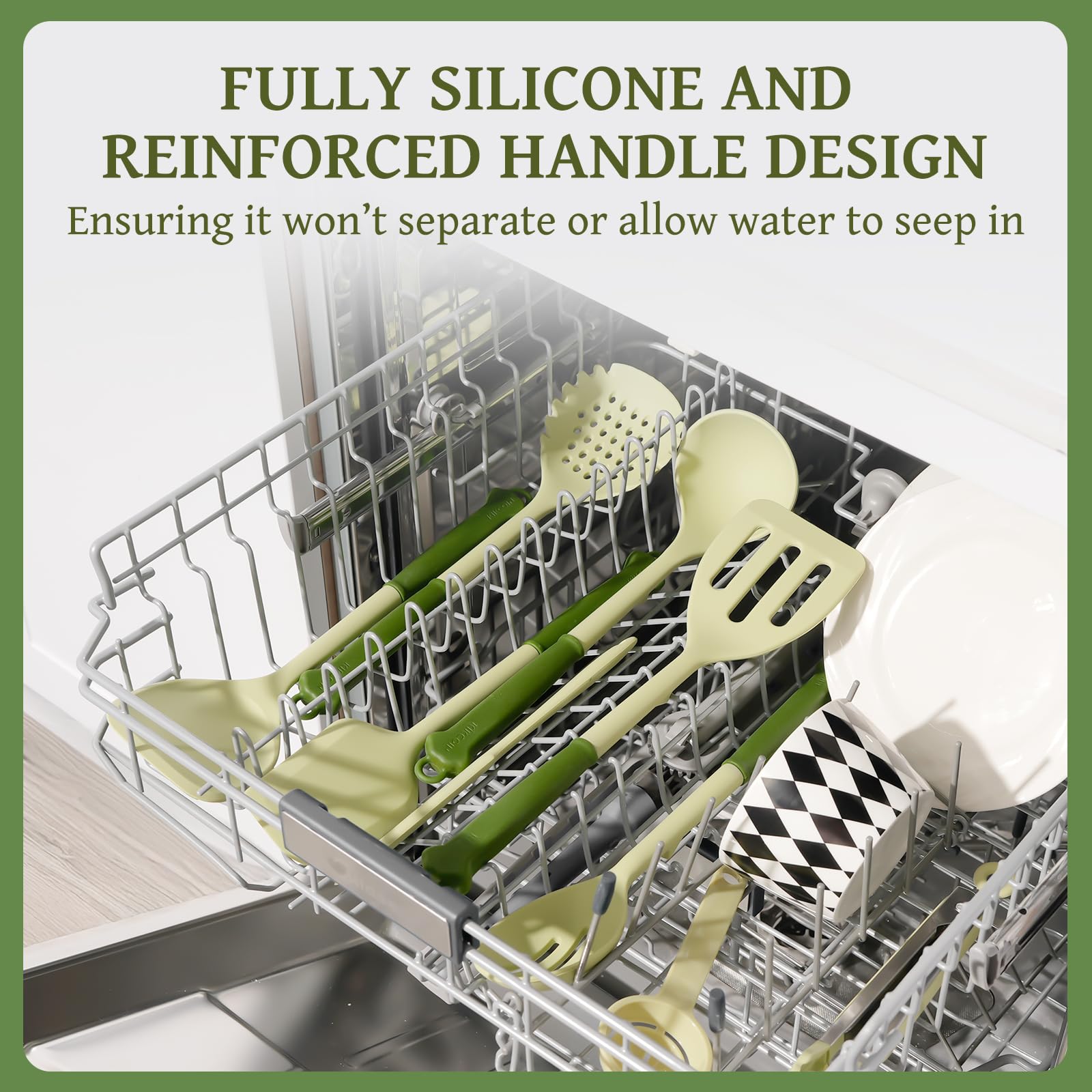 Kikcoin ergonomic silicone grips with color-block handles for comfort.
