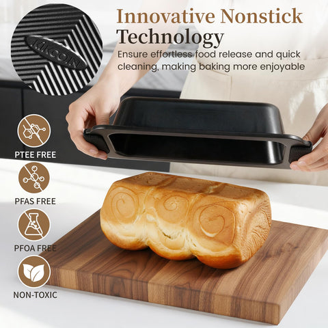 Kikcoin extra-thick 0.6mm steel baking sheets for warp-resistant baking