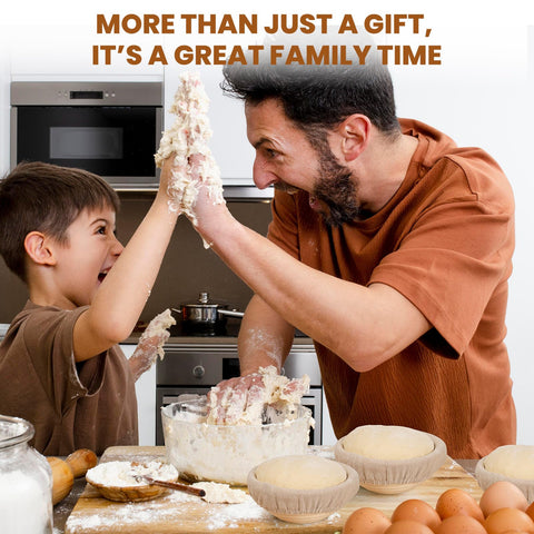 Kikcoin family baking time promotes shared kitchen learning and fun