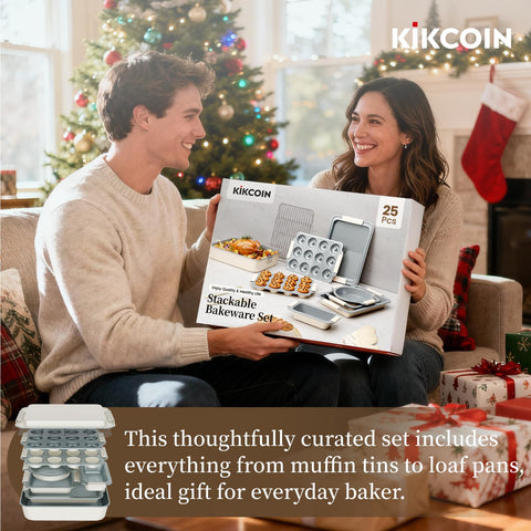 Kikcoin gift baking set offers stylish, practical value for cooks.