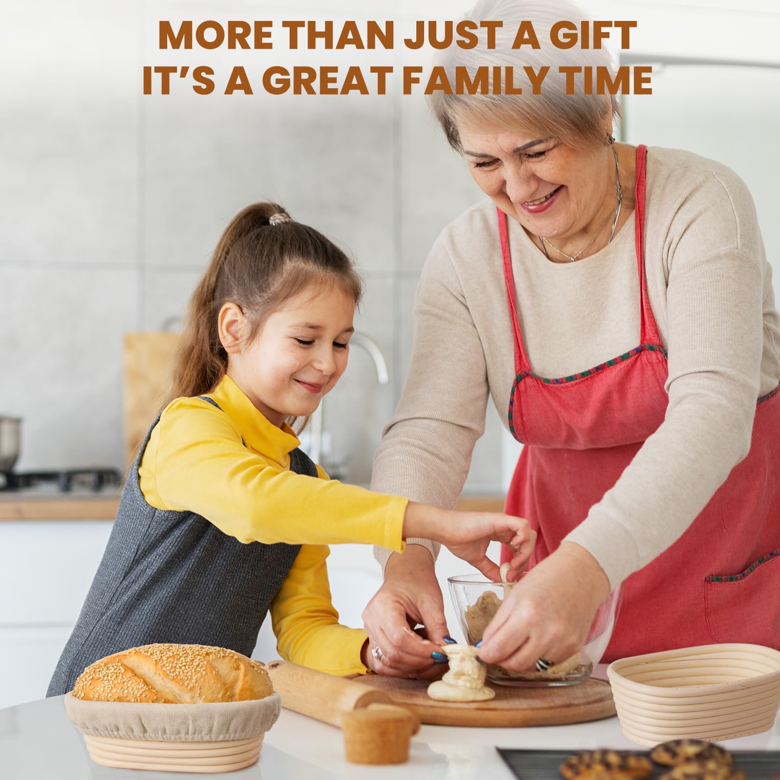 Gift-ready bread making kit perfect for bakers of all levels.