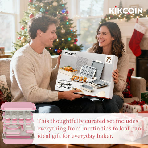Kikcoin oven-safe at 450°F baking trays for versatile cooking