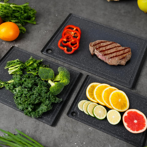Kikcoin small board perfect for fruit slicing and serving prep.
