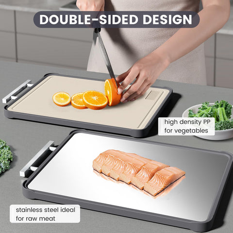 Kikcoin stainless steel surface for easy cleaning and quick wipe-down.