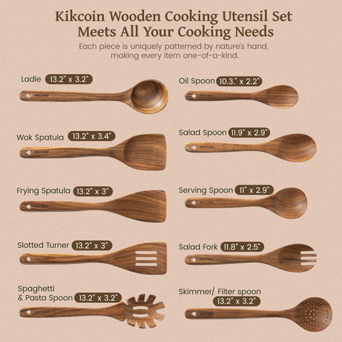 Kikcoin serving spoon for precise serving with a comfortable grip