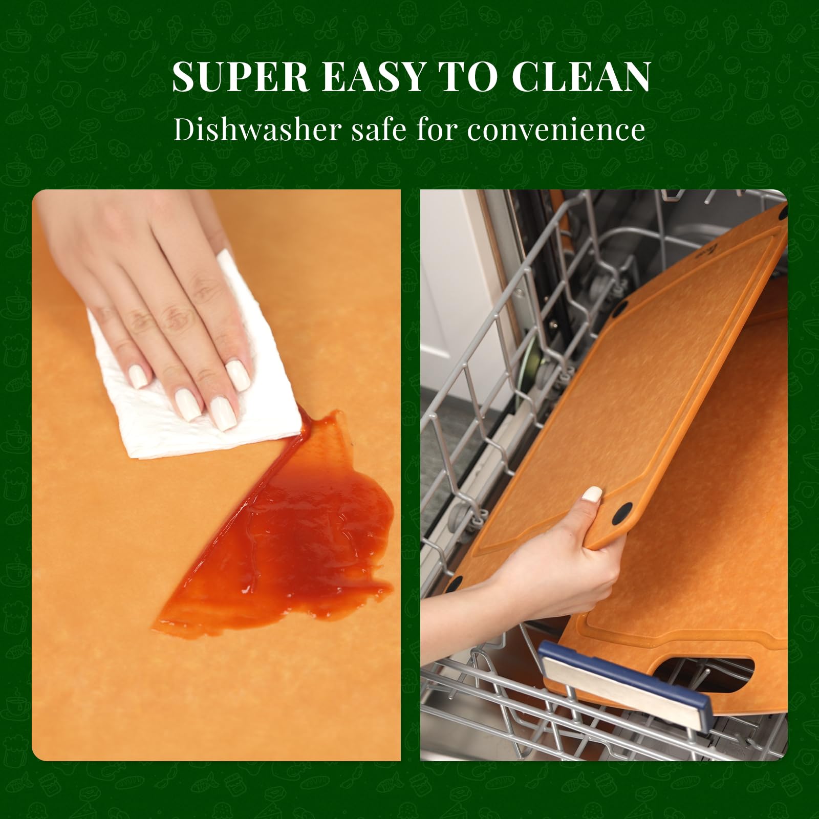 Kikcoin USA pine fiber material emphasizes durable, knife-friendly performance.