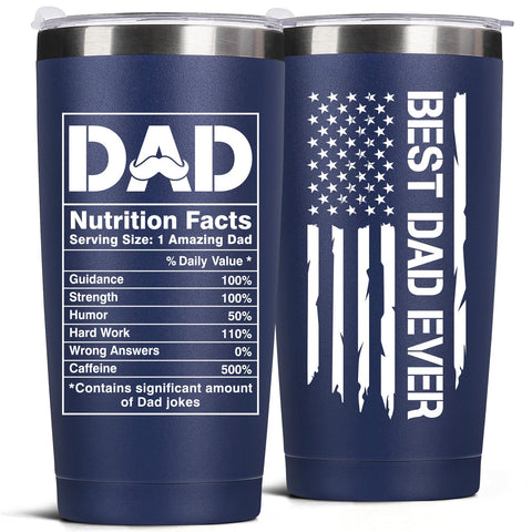 KIKERRO 20oz navy blue tumbler for daily coffee on the go