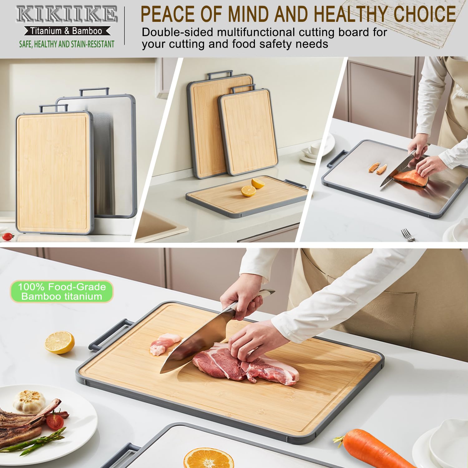 KIKIIKE gift-packaging-ready cutting board is a thoughtful kitchen gift.