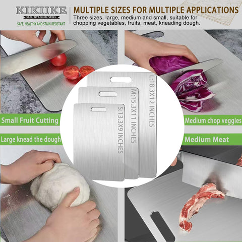 KIKIIKE titanium cutting board, dough kneading use.