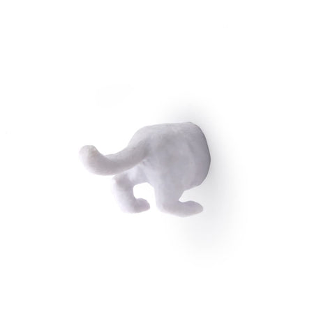 Kikkerland cat butt magnet packaged 01, ideal novelty gift idea.