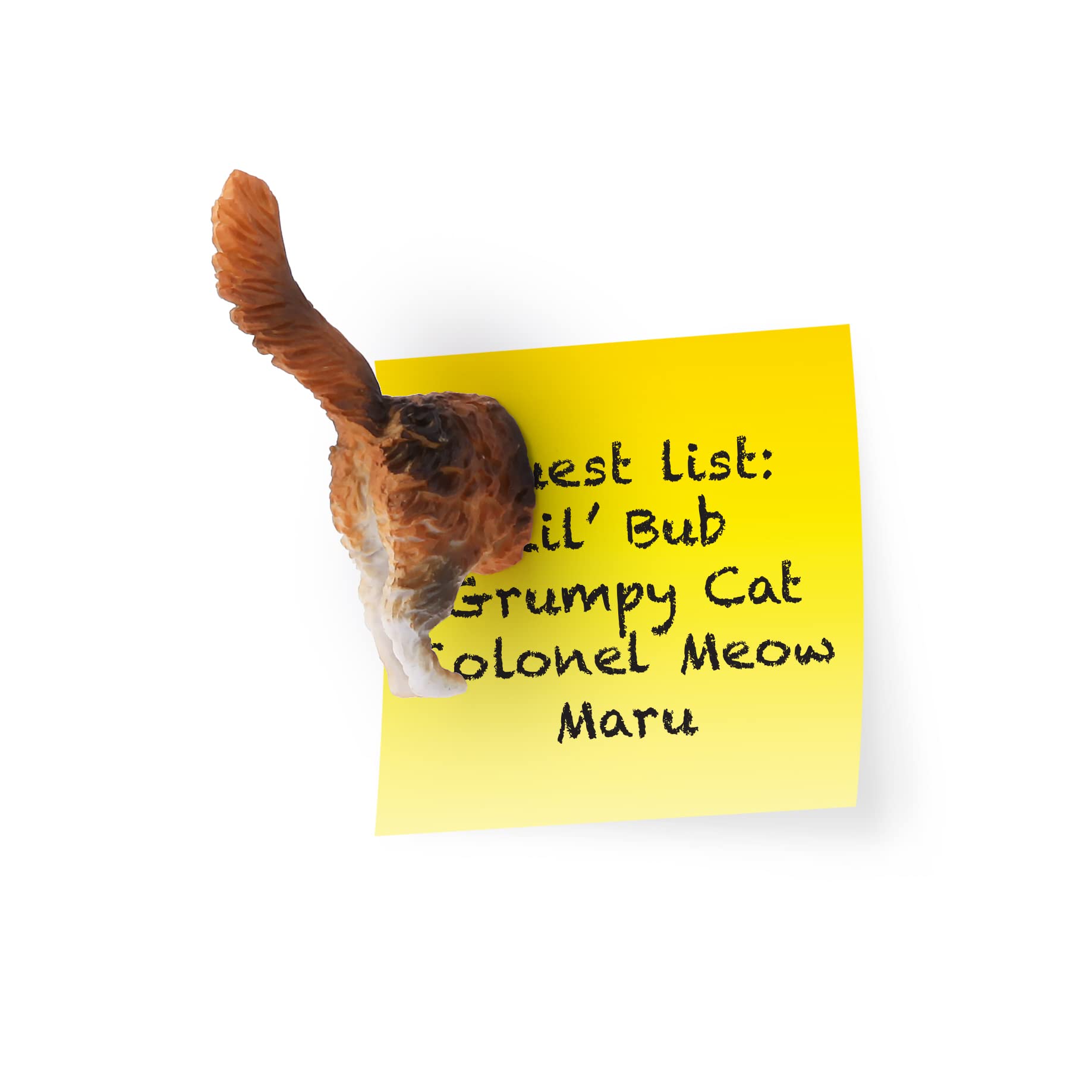 Kikkerland cat butt magnet side-view 01, durable decor accent for daily use.