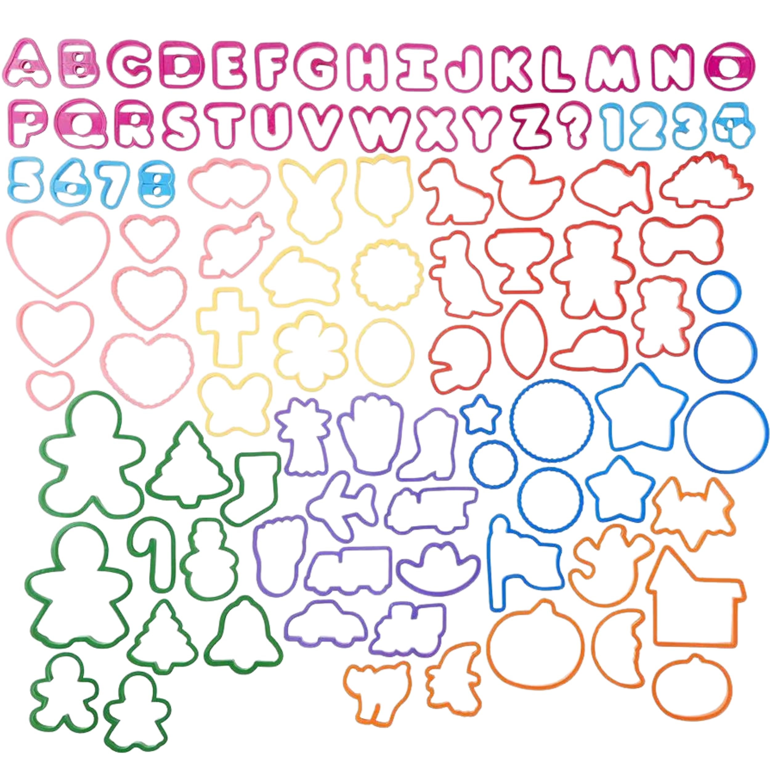 Killer's Instinct Outdoors 108-shapes cookie cutters set for versatile baking.
