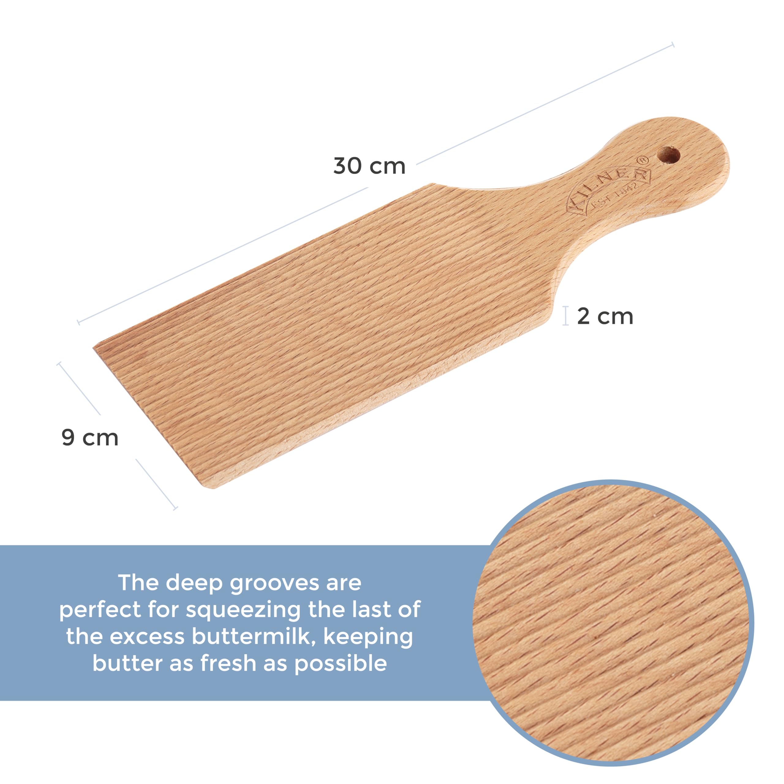 Kilner paddle flat side ideal for serving and display
