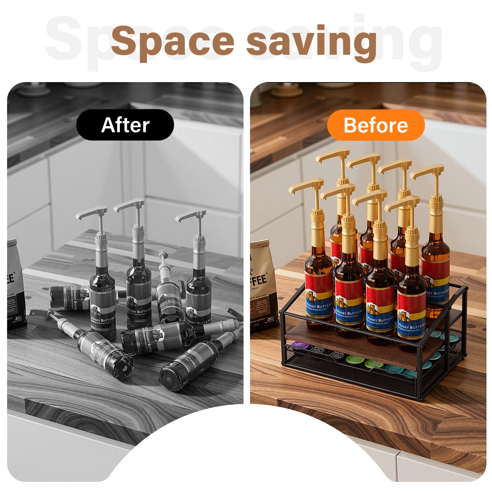 Kimilus space-saving design fits slim countertops