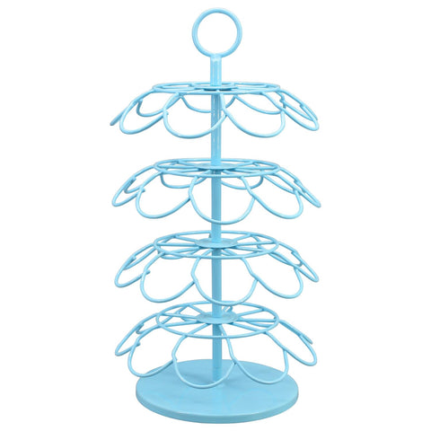 KIMIUP coffee pod holder with 360-degree spin for quick pod access.