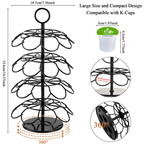 KIMIUP detachable pod holder simplifies cleaning and maintenance.