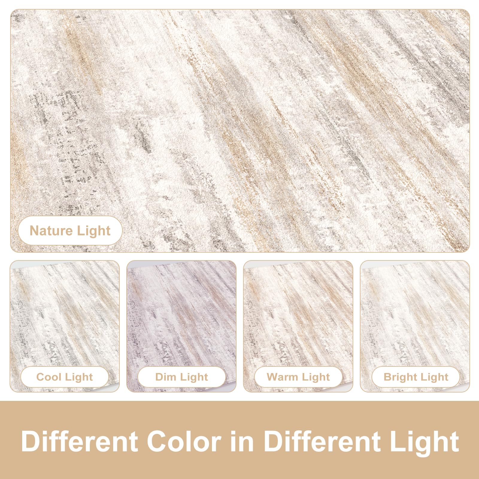KIMODE abstract farmhouse style adds soft décor to kitchen or laundry spaces.