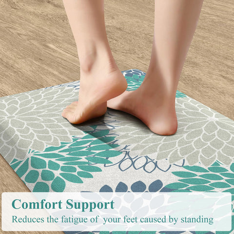 Kimode Comfort Kitchen Mat with non-slip backing provides secure grip