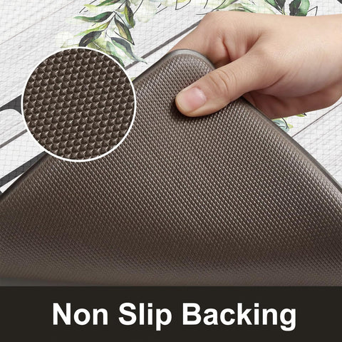 KIMODE waterproof kitchen mat with non-slip backing for safety on dry floors