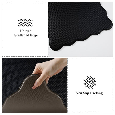 KIMODE non-slip back kitchen mat improves grip on wet floors