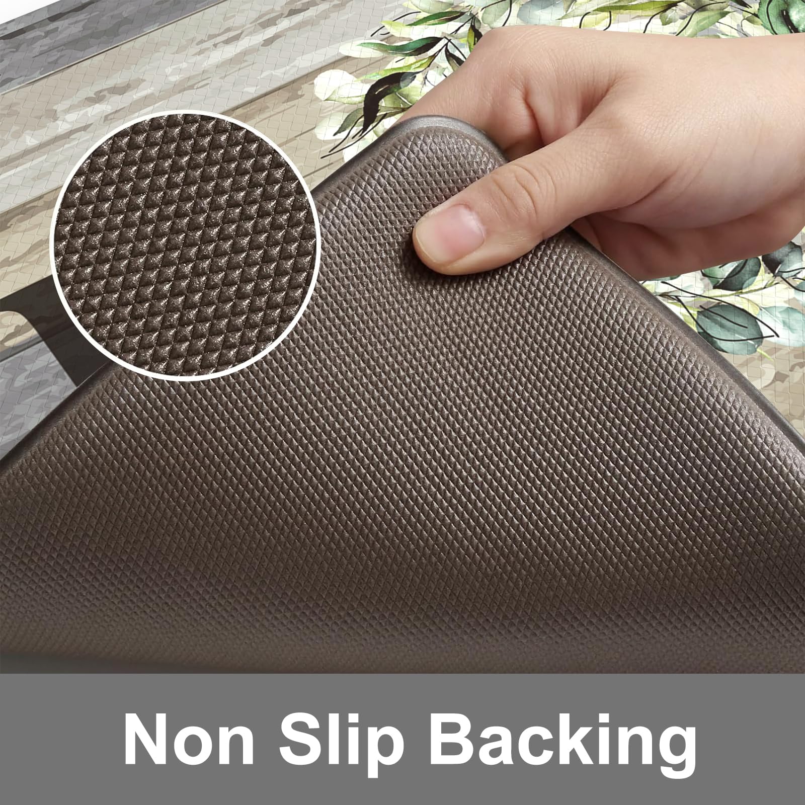 KIMODE memory foam core delivers soft support for feet and legs.