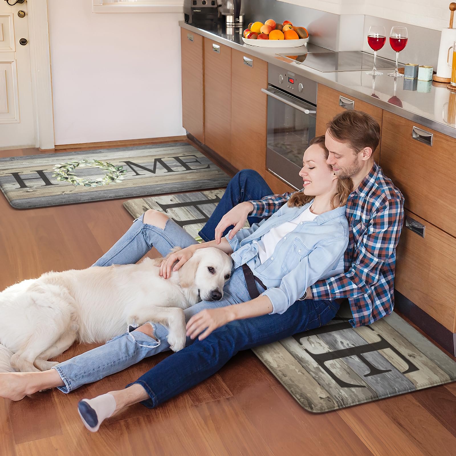 KIMODE versatile mats suit sink, laundry, desk and high-traffic areas.