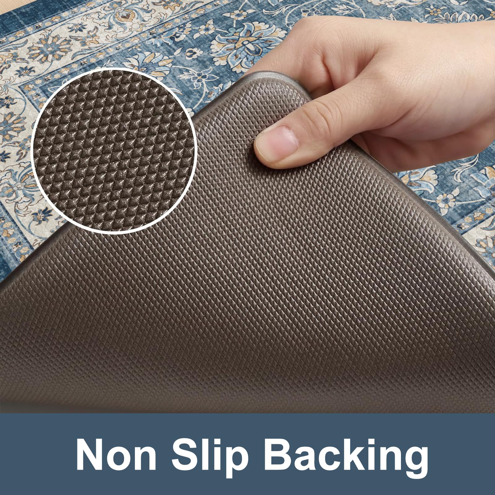 KIMODE non-slip bottom keeps mats secure on any floor