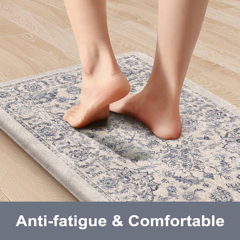 KIMODE non-slip bottom keeps mats secure on various floor surfaces.