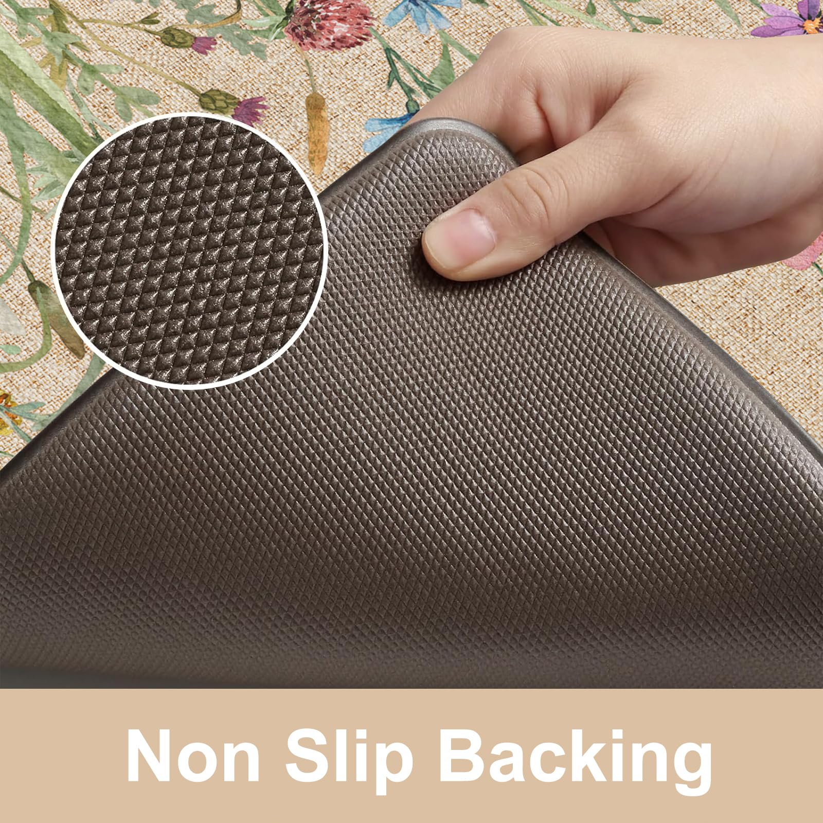 Kimode beveled edges reduce trips for safer kitchen use.