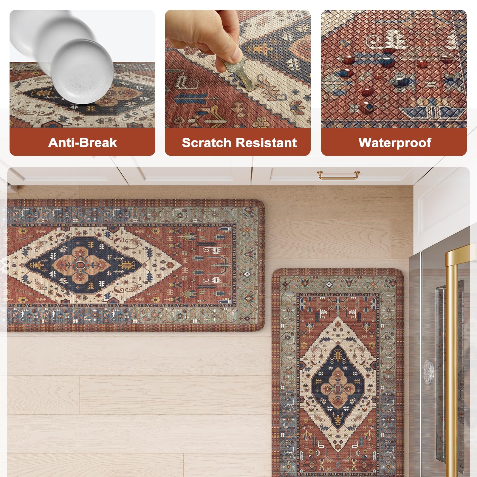 KIMODE waterproof and easy-clean surface wipes spills quickly for busy kitchens
