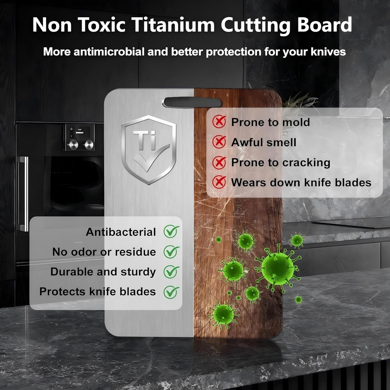 Kimralur board is dishwasher-safe for effortless cleanup