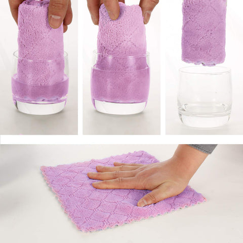 Kimteny absorbent towels demonstrate high absorbency for spills and dishes