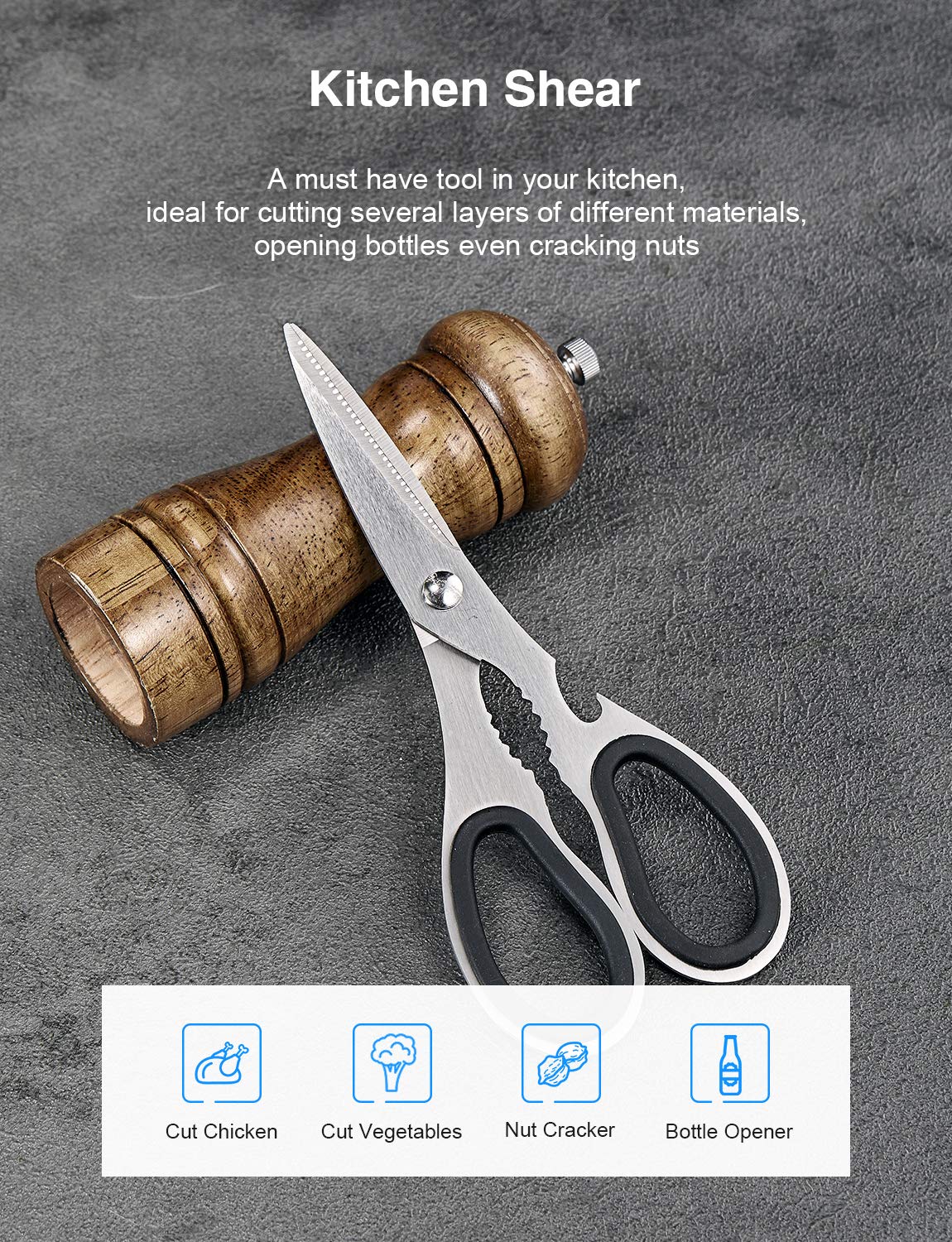 Kincano 4.5-inch utility knife for nimble kitchen tasks.