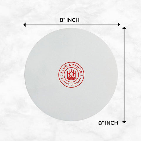 King Arthur 8-inch reusable pan liner reduces residue and speeds cleanup