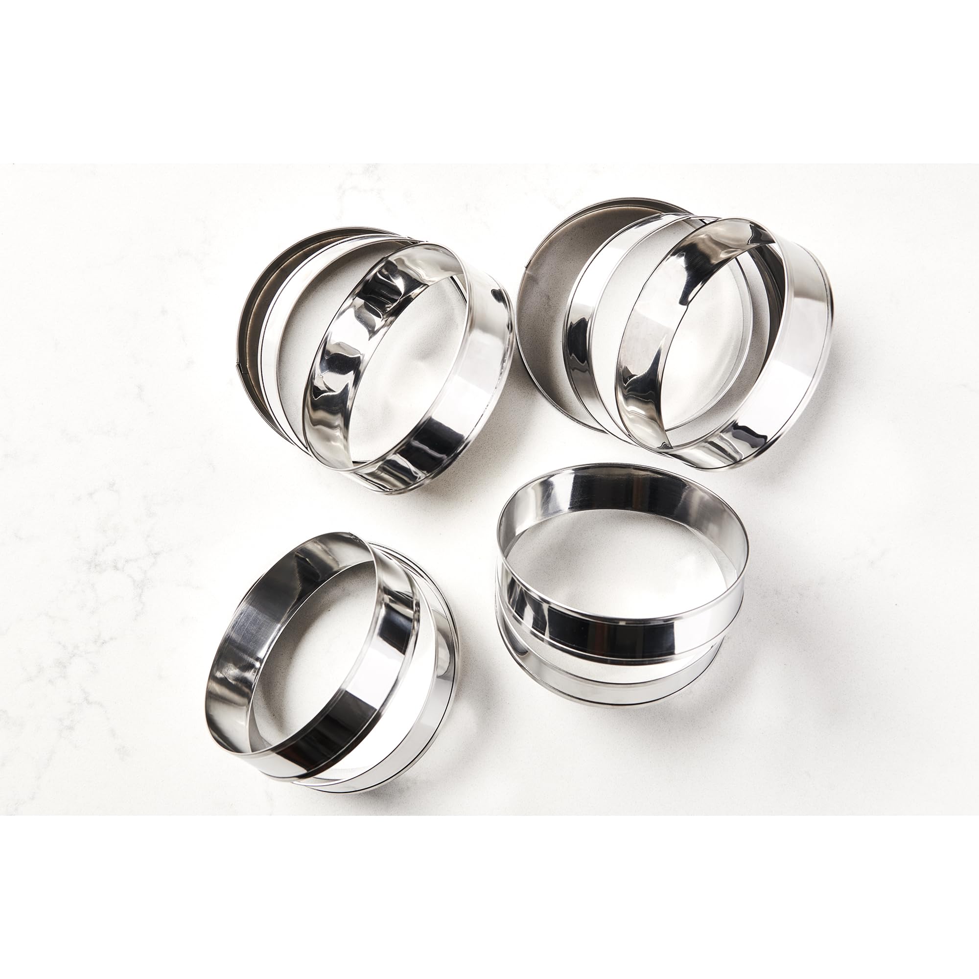 King Arthur rings help cut dough or shape batter.