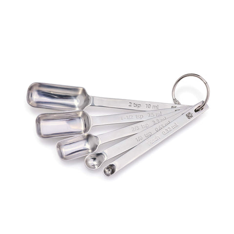 King Arthur odd-sized spoons pinch focus for precise seasoning in busy kitchens.